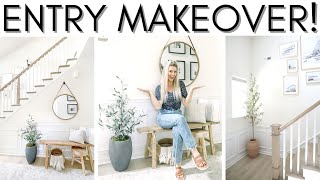 ENTRYWAY MAKEOVER || ENTRYWAY DECORATING IDEAS