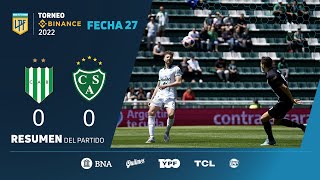 #TorneoBinance | Fecha 27 | resumen de Banfield - Sarmiento