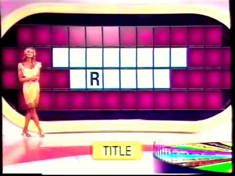 Million Dollar Wheel of Fortune Australia - Wednesday June 4th 2008, Part 1 of 5