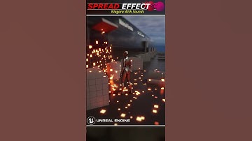 03 Niagara Spread Particles effect with sounds on Unreal Engine