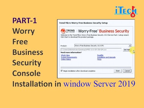 How to Trend Micro Worry-Free Business Security 10.0 Services installation Part -1