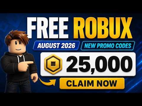 Free Robux 2026 🔥 How to Get FREE ROBUX with NEW Secret Promo Codes! (August 2026)