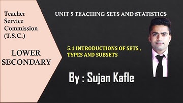 TSC NI MA VI, UNIT 5 // SUJAN KAFLE