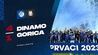 DINAMO HIGHLIGHTS | GNK Dinamo - HNK Gorica 4:1 | Pobjeda za kraj sezone i proslava naslova prvaka