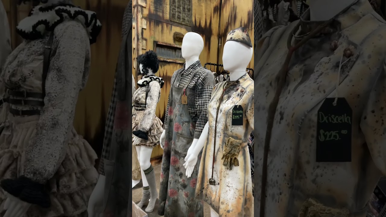 Crazy fancy custom costumes at the asylum. 