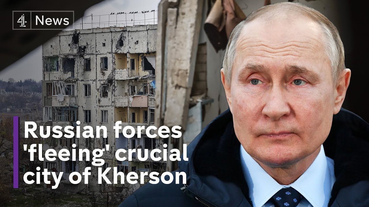 ⁣Ukraine: Russia 'fleeing' Kherson as its civilians reveal brutality