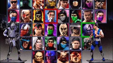 Mortal Kombat Trilogy Character Select
