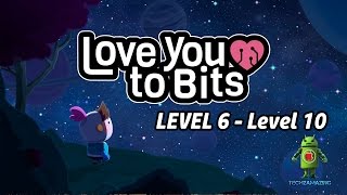 Love You To Bits Walkthrough Level 6 7 8 9 10 (ALL BONUS ITEMS) - GAMEPLAY
