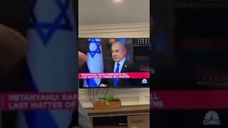 They Just Broke The Tv Just To Show How Much They Hate The Israel President