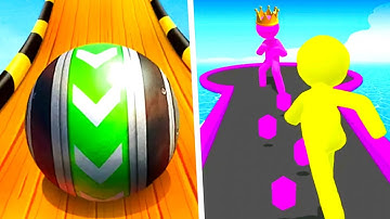 Sky Rolling Ball 3d | Giant Rush - All Level Gameplay Android,iOS - NEW MEGA APK UPDATE