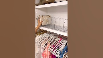 One of my favorite new organization finds! 🫶🏼 #closetorganization #organizewithme #organizedhome