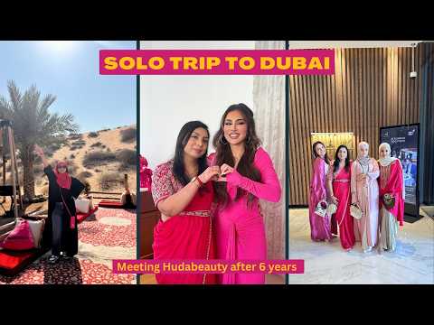 Solo Trip To Dubai - Meeting Hudabeauty | Amritsar To Dubai Trip