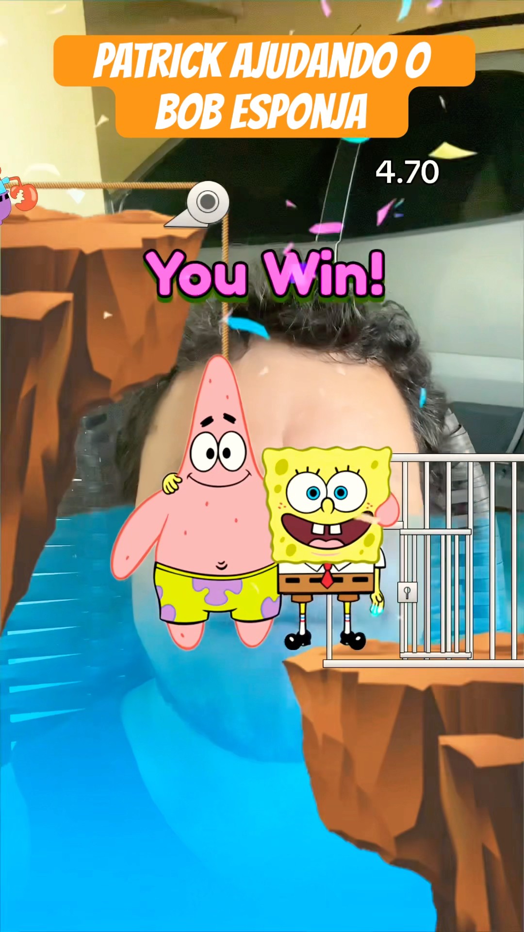 PATRICK AJUDANDO O BOB ESPONJA #mayumigames #bobesponja #gamer #games