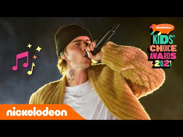 Justin Bieber – Hold On / Anyone (Live aux Kids’ Choice Awards 2021) | Nickelodeon France class=