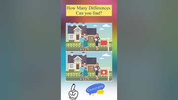 How many Differences Can You Find ? #brainteasers #braingames #puzzle #spotthedifference #braintest