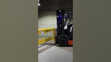 Withstanding the force of a 10,000 pound load. #forkliftsafety #forklift #safety #safetyfirst