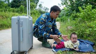 Full A 5-month-old baby girl abandoned by the roadside is helped by a veteran