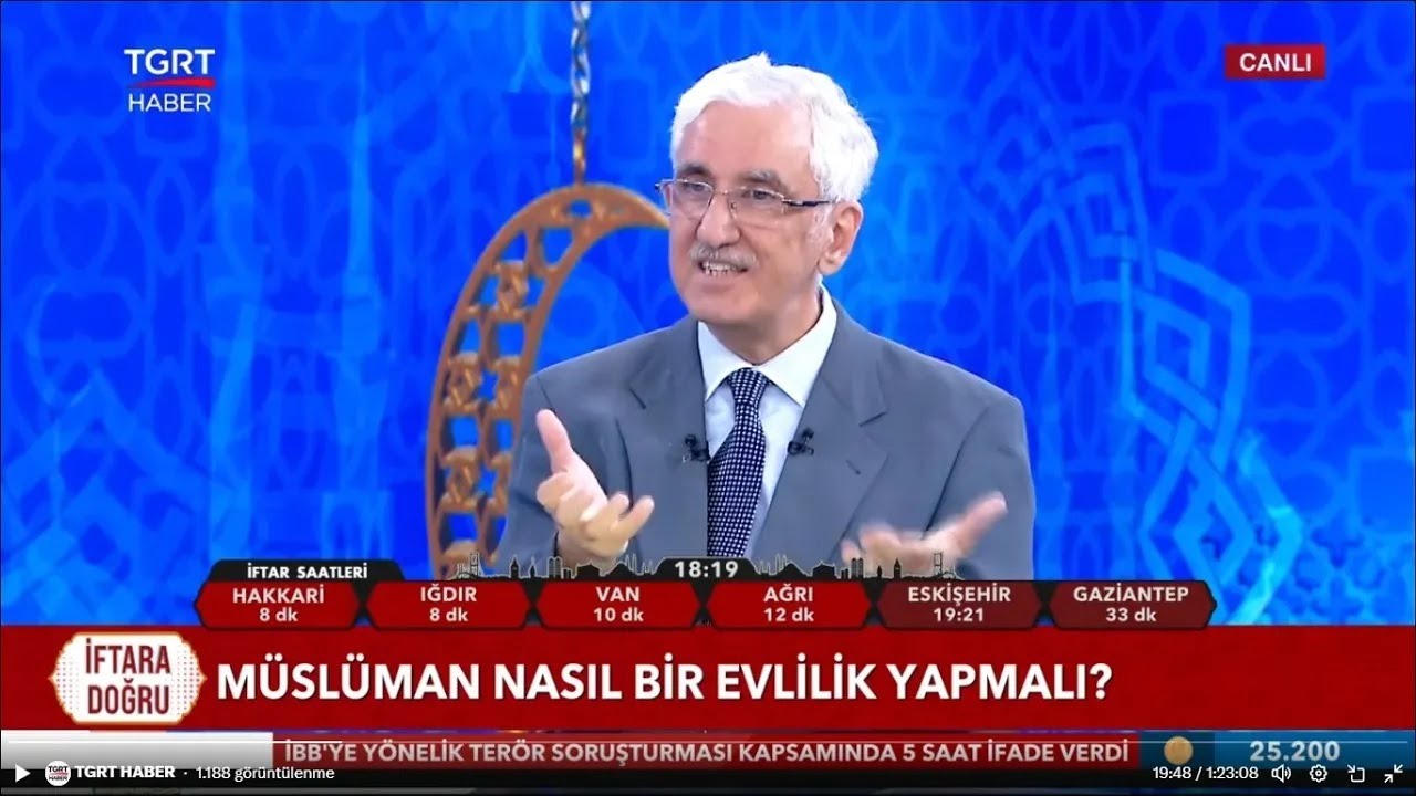 NİKAH. BOŞANMA. NAFAKA. MEHİR. DOĞUM KONTROLÜ. İftara Doğru 22032025