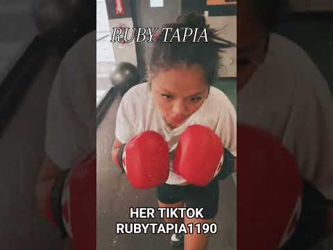 Follow her on TikTok: RubyTapia1190 #viral #boxing #trending #boxer#mexico#canelo