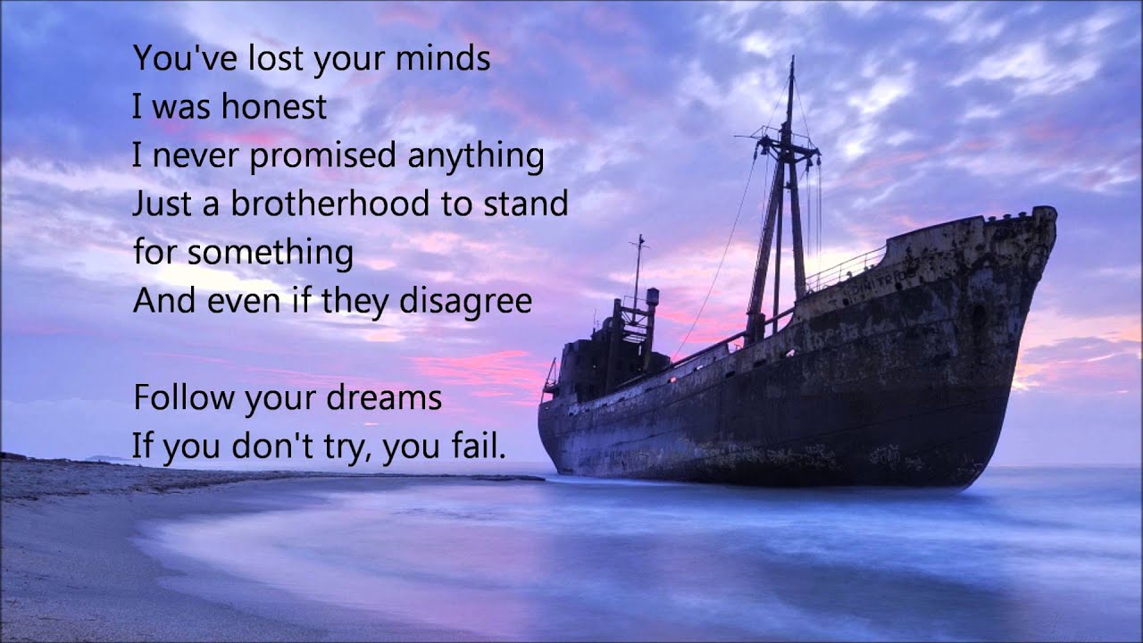 Silverstein - A shipwreck in the sand(with lyrics)