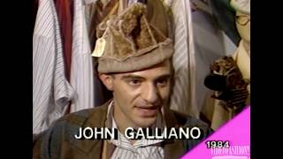 Rare John Galliano interview and profile (1984) | Archival fashion designer profile