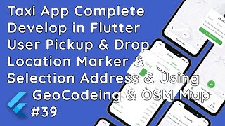 #39 Flutter: бронирование поездок пользователем с геокодированием для определения места посадки и... screenshot 3