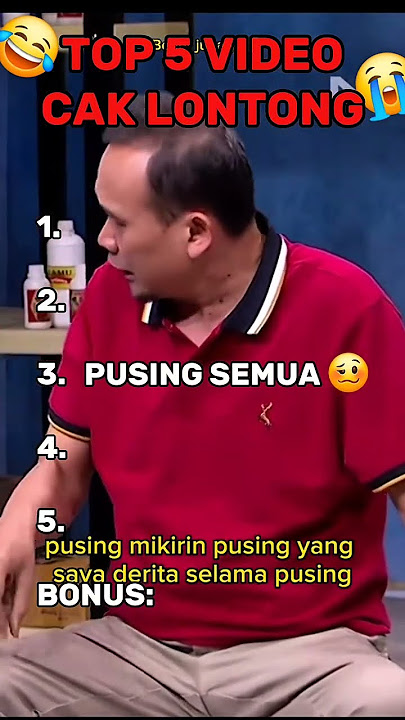 TOP 5 VIDEO LUCU CAK LONTONG #lucu #caklontongviral #caklontong #caklontonglucu #caklontongterbaru