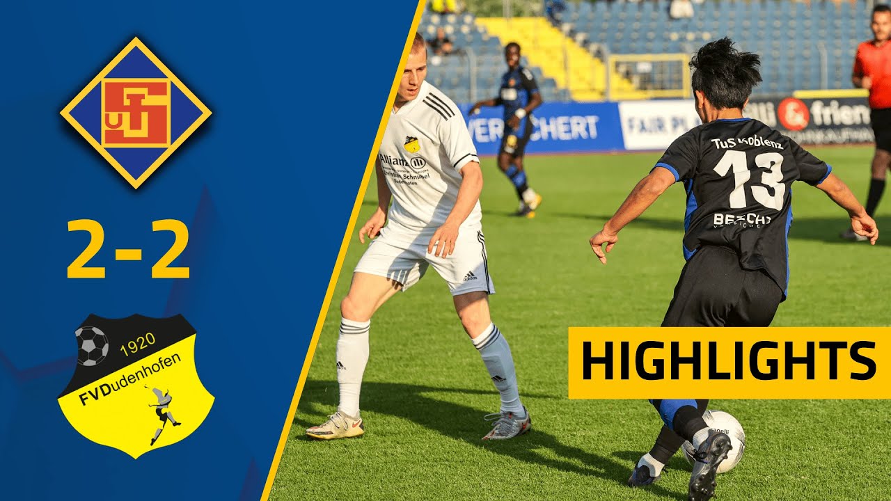 Highlights | TuS Koblenz - FV Dudenhofen 2:2 | 26. Spieltag | Oberliga Meisterrunde 2021/2022