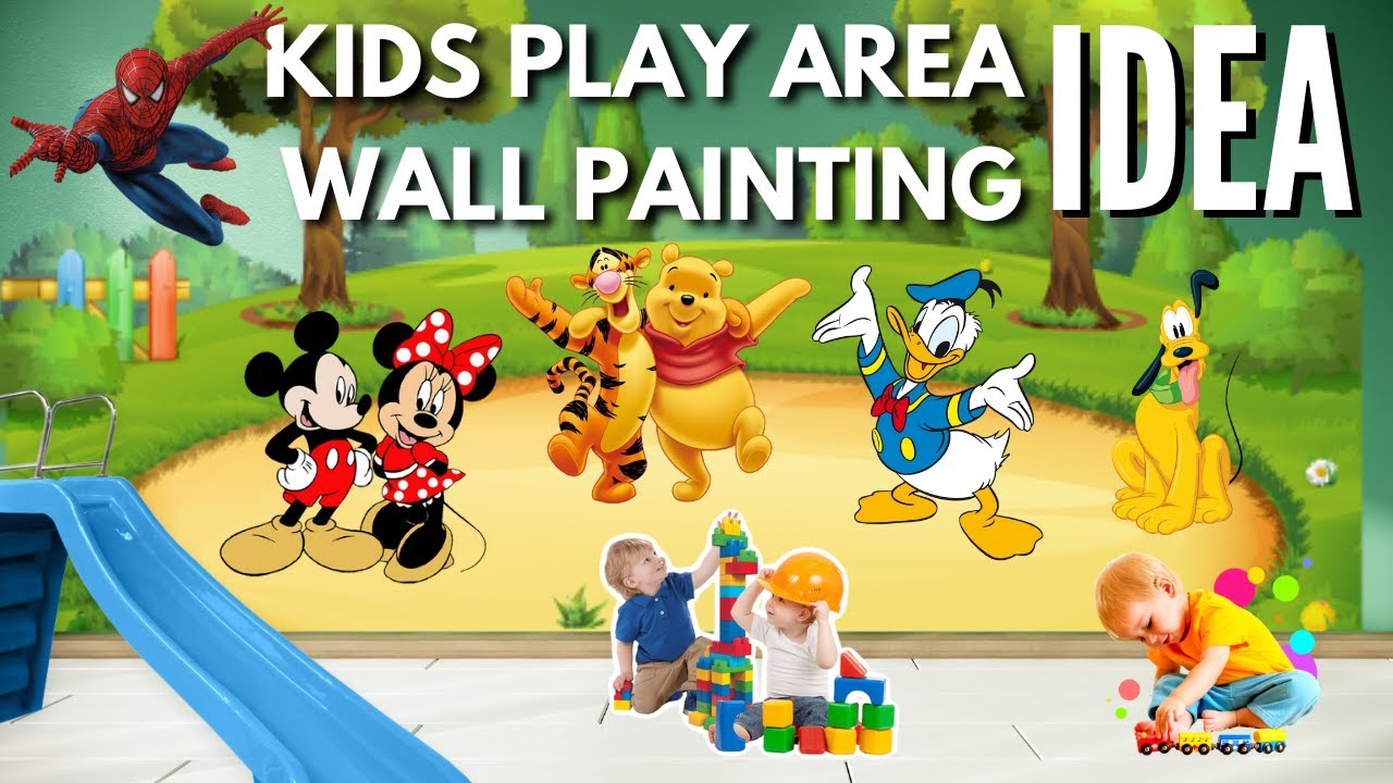 KIDS PLAY AREA WALL PAINTING IDEAS MAKE KIDS PLAY AREA BEAUTIFUL