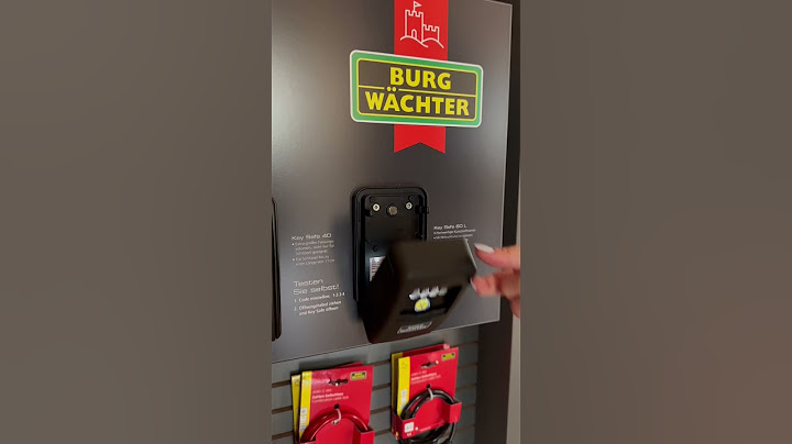 🔐 KeySafe 60 L – Sicherheit mit Licht!