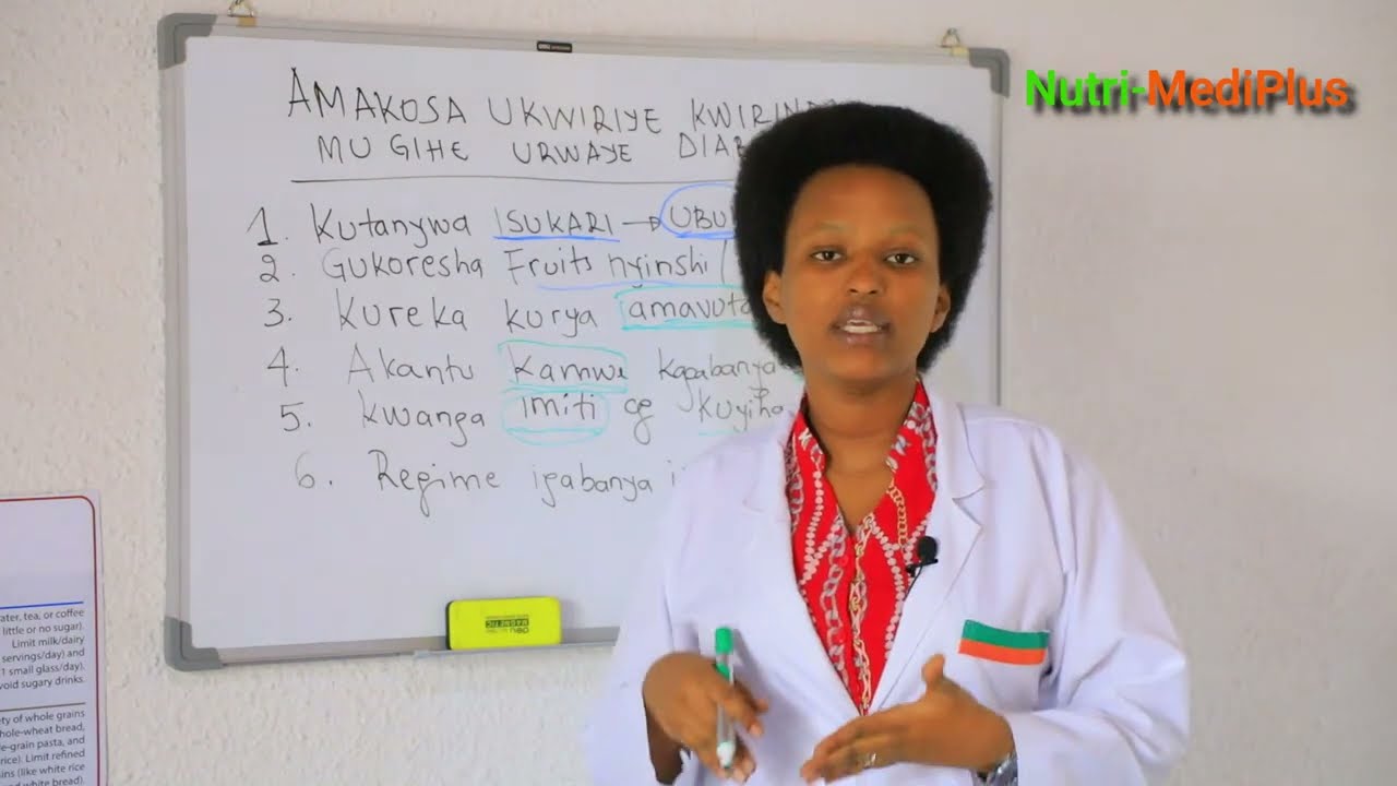 DIABETE: Amakosa 6 ukwiriye KWIRINDA mu gihe uyirwaye (ubuki, imbuto, amavuta...). Nutritionist Leah