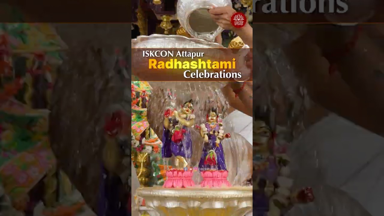 Sri Radhashtami 2026 Special Celebrations at ISKCON Attapur, Hyd. #iskcon #radharani #radhashtami