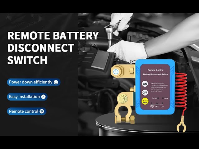 Remote Disconnect Remote Battery Disconnect