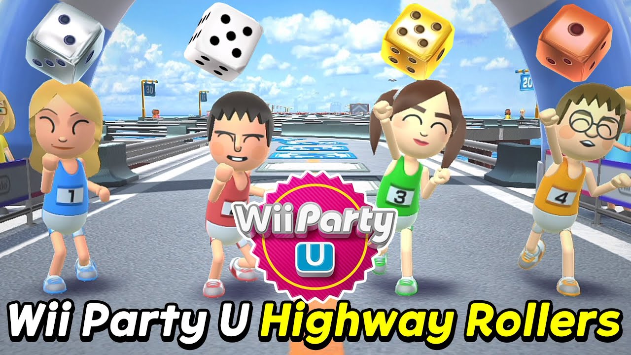 Wii パーティー U メガスゴロク 4人の熾烈な順位争い! 誰が勝者なのか