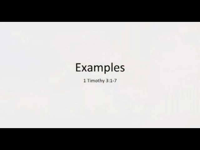 Examples