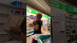 UNLOADING BLEACH | DOLLAR TREE STOCKER