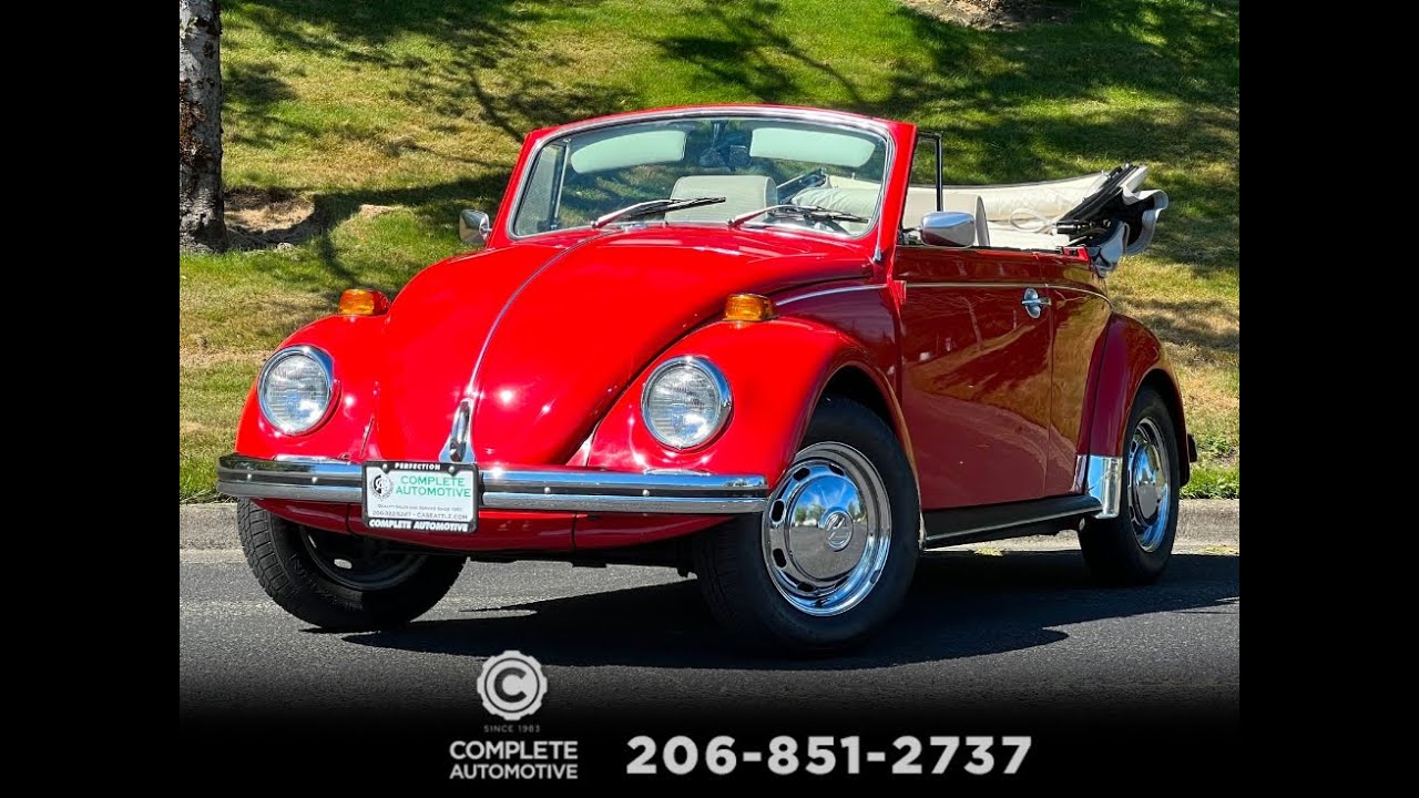 SOLD!!!  1970 Volkswagen Beetle Convertible 4-Speed, Body-Off Restored - Award Winner!  $30,970!!!