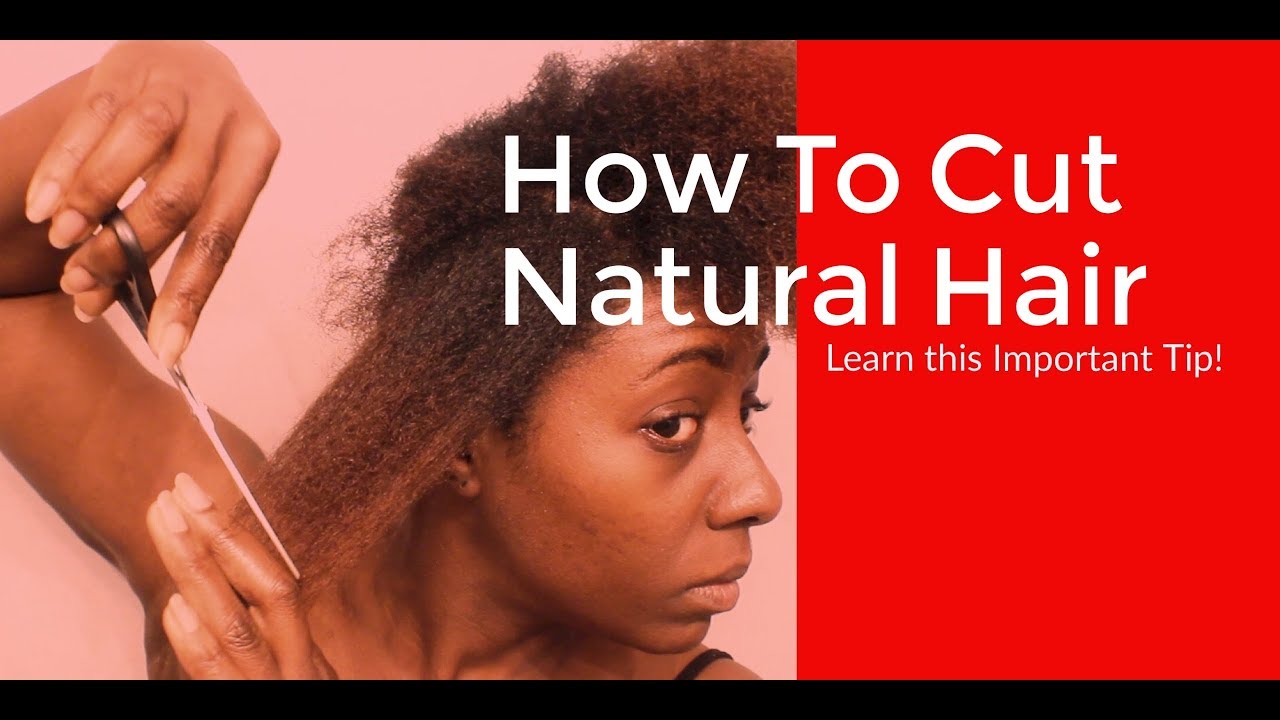 How To Cut Your Own Natural Hair Important Tip Beautycutright