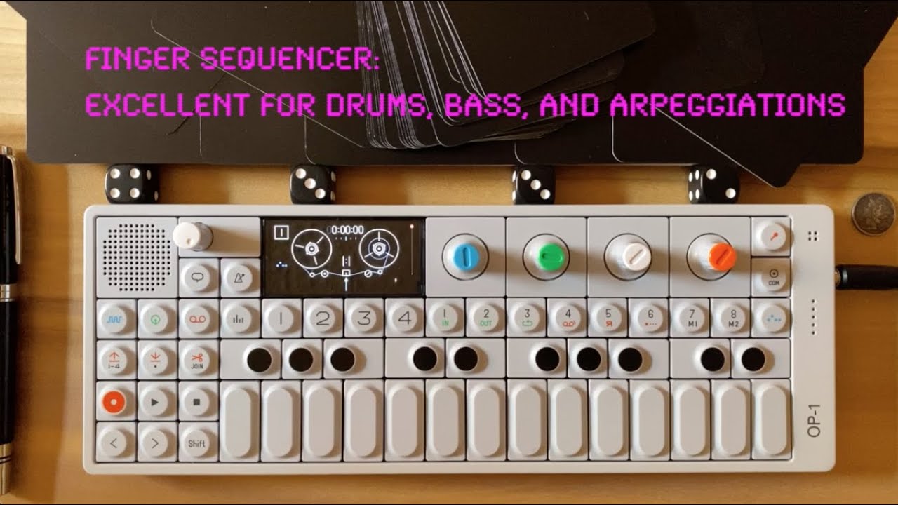 OP-1 Finger Sequencer Tutorial Part 1 - Drums