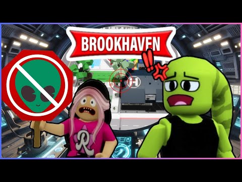 A vida de um ALIEN em #brookhaven #roblox #madugames