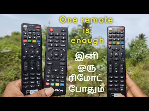 How to pair tv remote with set-top box remote | explained in tamil |