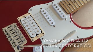 Yamaha Pacifica112 レフティ リバースヘッド Amazon.com: Yamaha Pacifica PAC112JL YNS Left-Handed Electric