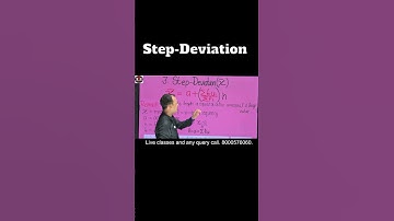 Ex.14.1 Mean by STEP DEVIATION METHOD | Statistics | Ncert Maths Class 10 | CBSE | By Alok Sir