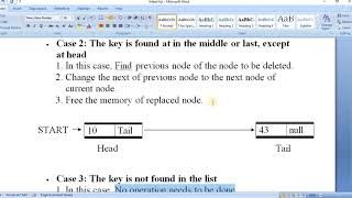Singly linked list deletion of node by key