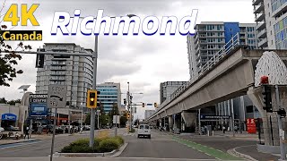 【4K UHD】🇨🇦Driving. Richmond BC Canada 🚗🌸August 2021