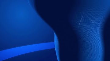 Free Abstract Video Background Loop: Blue Spinning Shape