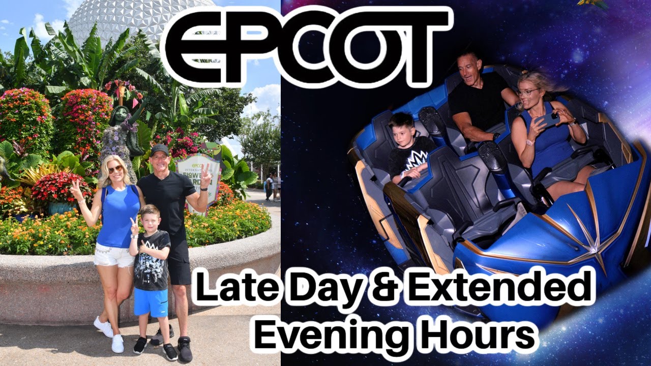 SUMMER 2023 at DISNEY WORLD \ DAY 1 EPCOT \ COSMIC REWIND & EXTENDED EVENING HOURS