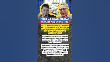 PURBAYA SKAK ZULHAS TERKAIT ANGGARAN MBG #shorts #viral #fyp #trending #shortvideo #viralvideo