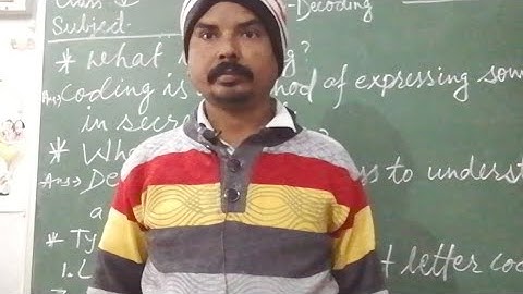 Class-5 Maths Reasoning Ch Coding Decoding