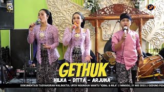 GETHUK - KUSDY ARJUNA, DITTA AMELIA & HILKA DERISTHA || LIVE ARJUNA LARAS CAMPURSARI YOGYAKARTA